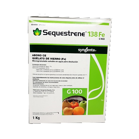 sequestrene 138 g100 quelato de hierro eddha 1kg