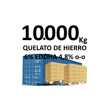 10000 Kg Quelato de Hierro 6% EDDHA 4.8% o-o